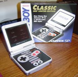 gameboy advance sp classic nes edition